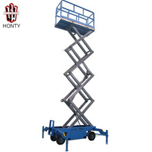 12 m CE hydraulic mobile scissor lift/electric hydraulic personal scissor lifter
